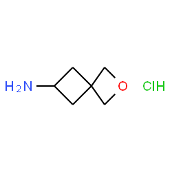 ChemSpider 2D Image | 2-Oxaspiro[3.3]heptan-6-amine hydrochloride | C6H12ClNO