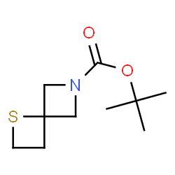ChemSpider 2D Image | tert-Butyl 1-thia-6-azaspiro[3.3]heptane-6-carboxylate | C10H17NO2S