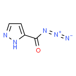 ChemSpider 2D Image | 1H-Pyrazole-5-carbonyl azide | C4H3N5O