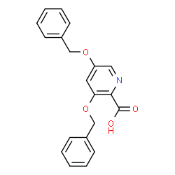 ChemSpider 2D Image | 3,5-Bis(benzyloxy)picolinic acid | C20H17NO4