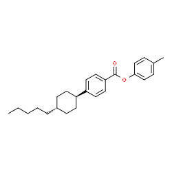 ChemSpider 2D Image | 4-Methylphenyl 4-(trans-4-pentylcyclohexyl)benzoate | C25H32O2