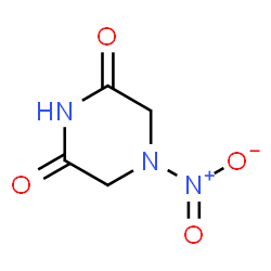 ChemSpider 2D Image | 4-Nitro-2,6-piperazinedione | C4H5N3O4