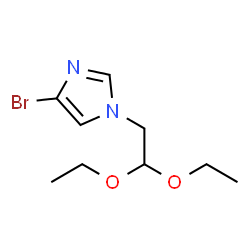 ChemSpider 2D Image | 4-Bromo-1-(2,2-diethoxyethyl)-1H-imidazole | C9H15BrN2O2
