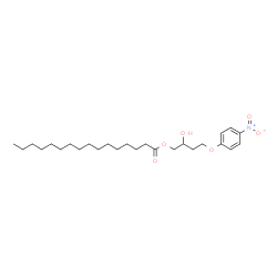 ChemSpider 2D Image | 2-Hydroxy-4-(4-nitrophenoxy)butyl palmitate | C26H43NO6