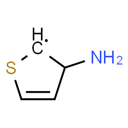 ChemSpider 2D Image | 3-Amino-2,3-dihydro-2-thienyl | C4H6NS
