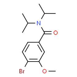 ChemSpider 2D Image | 4-Bromo-N,N-diisopropyl-3-methoxybenzamide | C14H20BrNO2