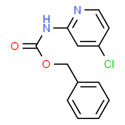 ChemSpider 2D Image | Benzyl (4-chloro-2-pyridinyl)carbamate | C13H11ClN2O2