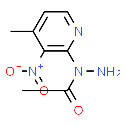 ChemSpider 2D Image | n-(4-methyl-3-nitropyridin-2-yl)acetohydrazide | C8H10N4O3