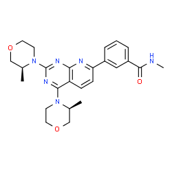 ChemSpider 2D Image | vistusertib | C25H30N6O3