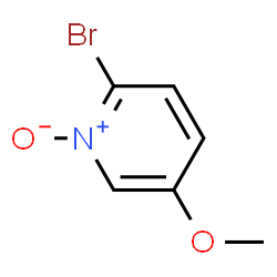 ChemSpider 2D Image | 2-Bromo-5-methoxypyridine 1-oxide | C6H6BrNO2