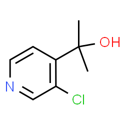 ChemSpider 2D Image | 2-(3-Chloro-4-pyridinyl)-2-propanol | C8H10ClNO