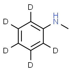 ChemSpider 2D Image | N-Methyl(~2~H_5_)aniline | C7H4D5N
