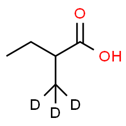 ChemSpider 2D Image | 2-(~2~H_3_)Methylbutanoic acid | C5H7D3O2