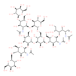 ChemSpider 2D Image | NA2 GLYCAN | C62H104N4O46