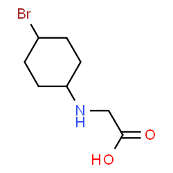 ChemSpider 2D Image | N-(4-Bromocyclohexyl)glycine | C8H14BrNO2