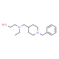 ChemSpider 2D Image | 2-{[(1-Benzyl-4-piperidinyl)methyl](ethyl)amino}ethanol | C17H28N2O