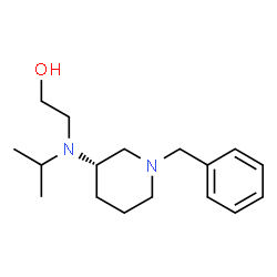 ChemSpider 2D Image | 2-{[(3S)-1-Benzyl-3-piperidinyl](isopropyl)amino}ethanol | C17H28N2O