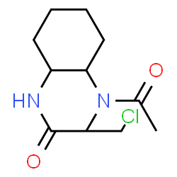 ChemSpider 2D Image | N-{2-[(Chloroacetyl)amino]cyclohexyl}-N-methylacetamide | C11H19ClN2O2