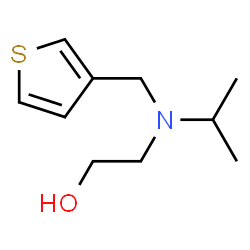 ChemSpider 2D Image | 2-[Isopropyl(3-thienylmethyl)amino]ethanol | C10H17NOS
