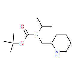 ChemSpider 2D Image | 2-Methyl-2-propanyl isopropyl(2-piperidinylmethyl)carbamate | C14H28N2O2