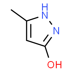 ChemSpider 2D Image | 3-Methyl-5-pyrazolone | C4H6N2O