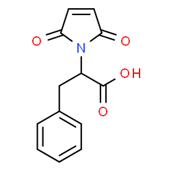 ChemSpider 2D Image | 2-(2,5-Dioxo-2,5-dihydro-1H-pyrrol-1-yl)-3-phenylpropanoic acid | C13H11NO4