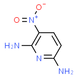 ChemSpider 2D Image | 3-Nitro-2,6-pyridinediamine | C5H6N4O2