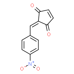 ChemSpider 2D Image | 2-(4-Nitrobenzylidene)-4-cyclopentene-1,3-dione | C12H7NO4