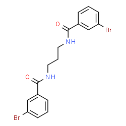 ChemSpider 2D Image | N,N'-1,3-Propanediylbis(3-bromobenzamide) | C17H16Br2N2O2