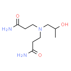 ChemSpider 2D Image | 3,3'-[(2-Hydroxypropyl)imino]dipropanamide | C9H19N3O3