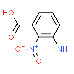 ChemSpider 2D Image | 3-Amino-2-nitrobenzoic acid | C7H6N2O4