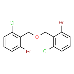 ChemSpider 2D Image | 1,1'-[Oxybis(methylene)]bis(2-bromo-6-chlorobenzene) | C14H10Br2Cl2O