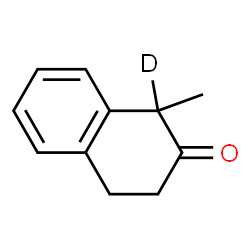 ChemSpider 2D Image | 1-Methyl(1-~2~H)-3,4-dihydro-2(1H)-naphthalenone | C11H11DO