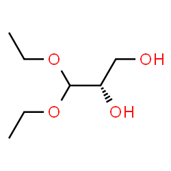 ChemSpider 2D Image | (2S)-3,3-Diethoxy-1,2-propanediol | C7H16O4