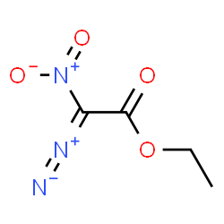 ChemSpider 2D Image | Ethyl diazo(nitro)acetate | C4H5N3O4