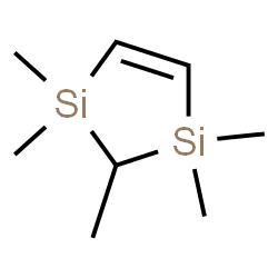 ChemSpider 2D Image | 1,1,2,3,3-Pentamethyl-2,3-dihydro-1H-1,3-disilole | C8H18Si2