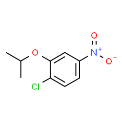 ChemSpider 2D Image | 1-Chloro-2-isopropoxy-4-nitrobenzene | C9H10ClNO3