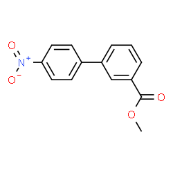 ChemSpider 2D Image | Methyl 4'-nitro-3-biphenylcarboxylate | C14H11NO4