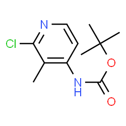 ChemSpider 2D Image | TERT-BUTYL N-(2-CHLORO-3-METHYLPYRIDIN-4-YL)CARBAMATE | C11H15ClN2O2