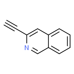 ChemSpider 2D Image | 3-Ethynylisoquinoline | C11H7N