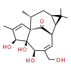 ChemSpider 2D Image | ingenol | C20H28O5
