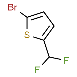 ChemSpider 2D Image | 2-Bromo-5-(difluoromethyl)thiophene | C5H3BrF2S