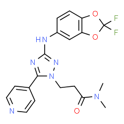 ChemSpider 2D Image | JNJ-39393406 | C19H18F2N6O3