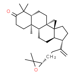 ChemSpider 2D Image | (24S)-24,25-Epoxydammar-20-en-3-one | C30H48O2