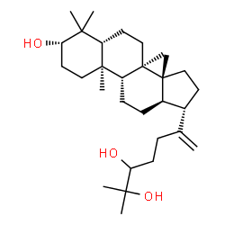 ChemSpider 2D Image | (3beta)-Dammar-20-ene-3,24,25-triol | C30H52O3