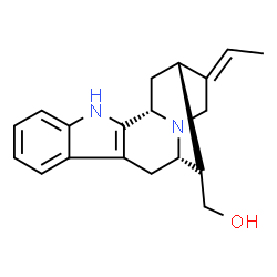 ChemSpider 2D Image | (15alpha,16S,19Z)-Sarpagan-17-ol | C19H22N2O