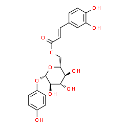 ChemSpider 2D Image | 6-O-Caffeoylarbutin | C21H22O10