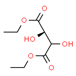 ChemSpider 2D Image | Diethyl (2R)-2,3-dihydroxysuccinate | C8H14O6