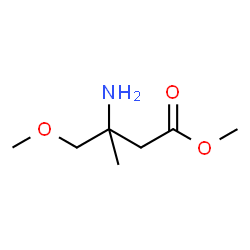 ChemSpider 2D Image | Methyl 3-amino-4-methoxy-3-methylbutanoate | C7H15NO3