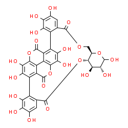 ChemSpider 2D Image | punicalin | C34H22O22